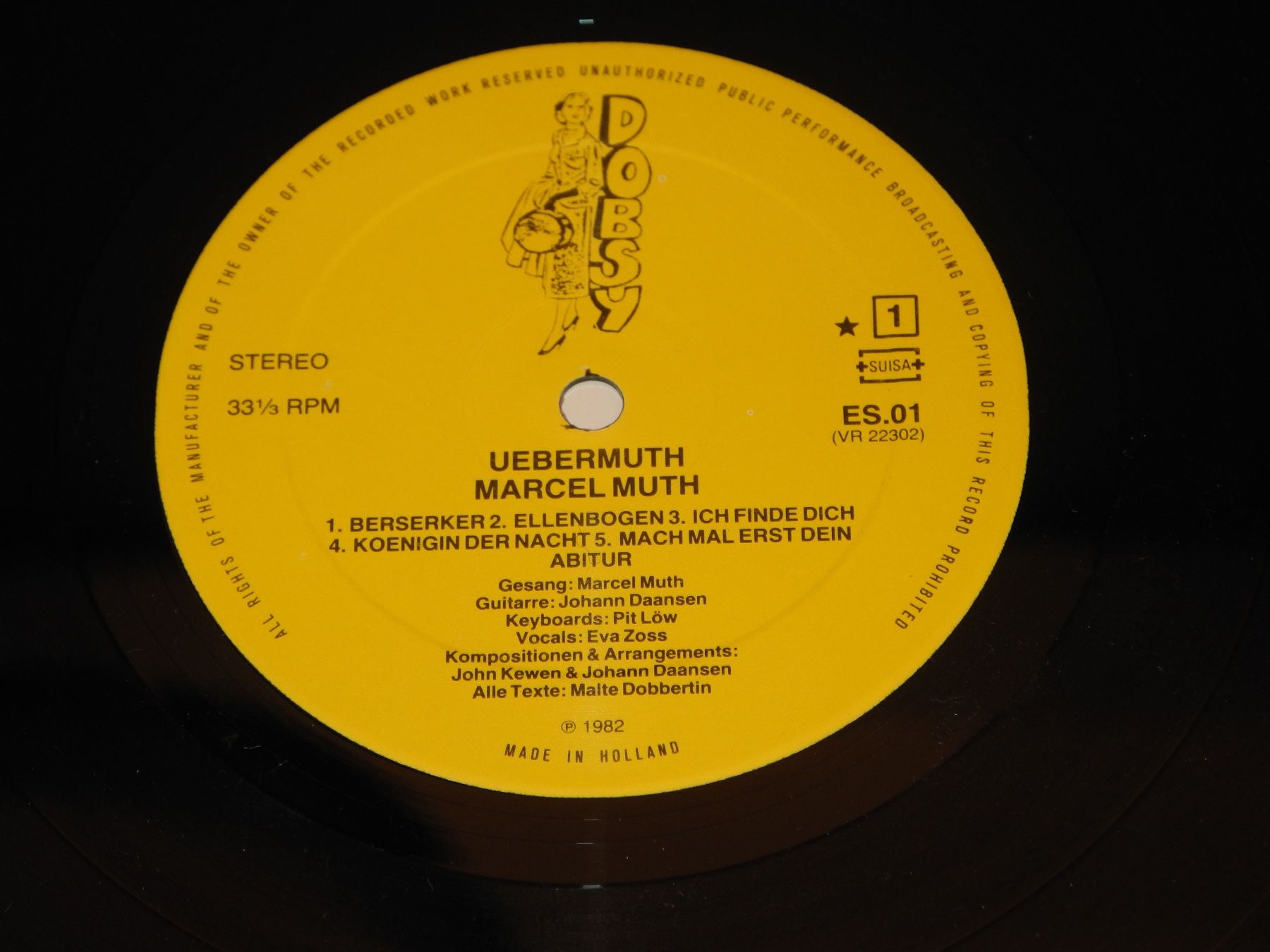 Dischi in vinile: MARCEL MUTH: ÜBERMUTH - DOBSY – Nuovo (secondo la descrizione) da Fahrwangen venduto da Swirl2 3