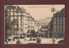 GENEVE - Rue du Mont Blanc - Tram