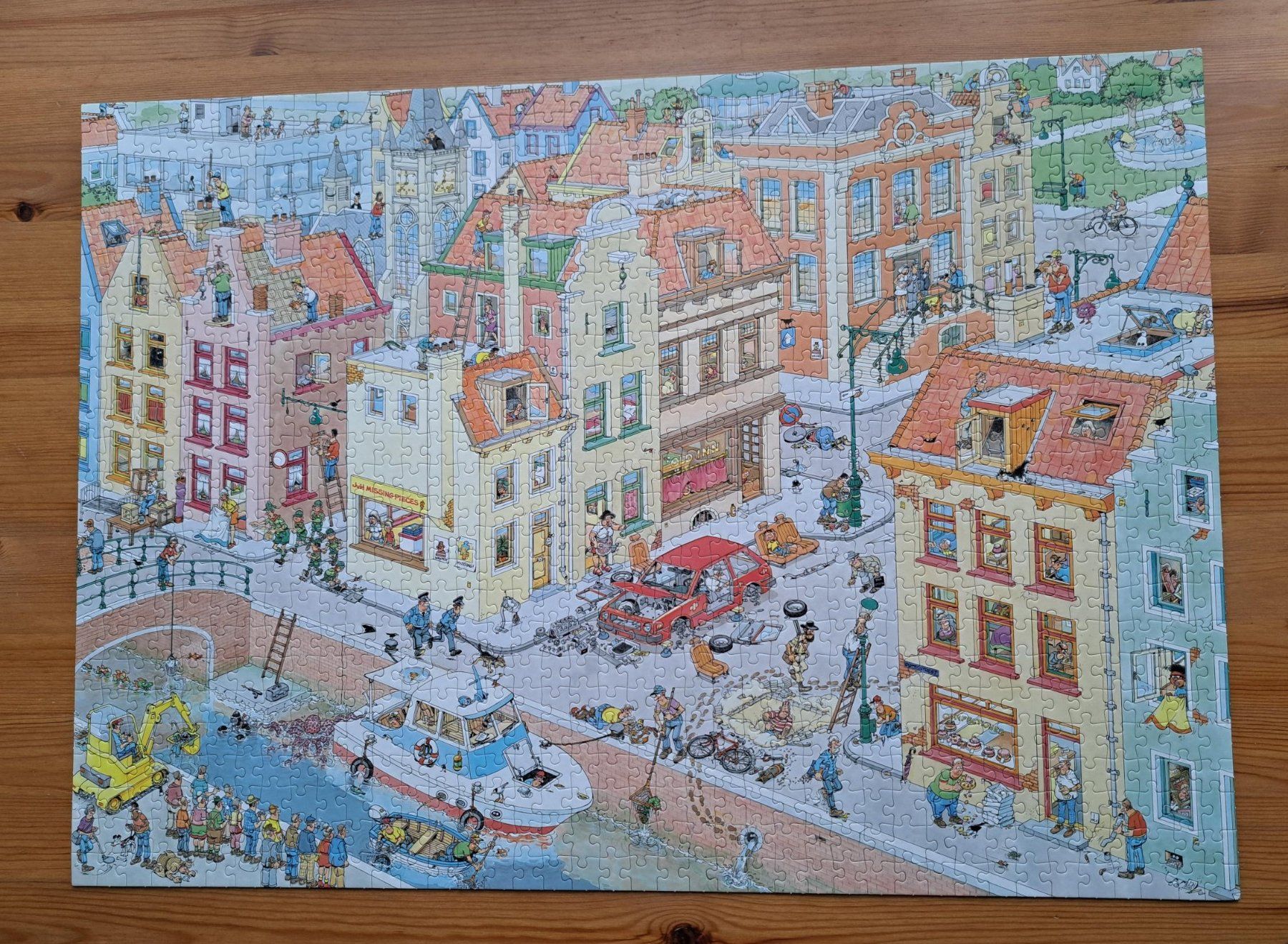 Puzzle: Puzzle Jan van Haasteren, 1000 Teile – Usato da Basel venduto da Patiscat 1