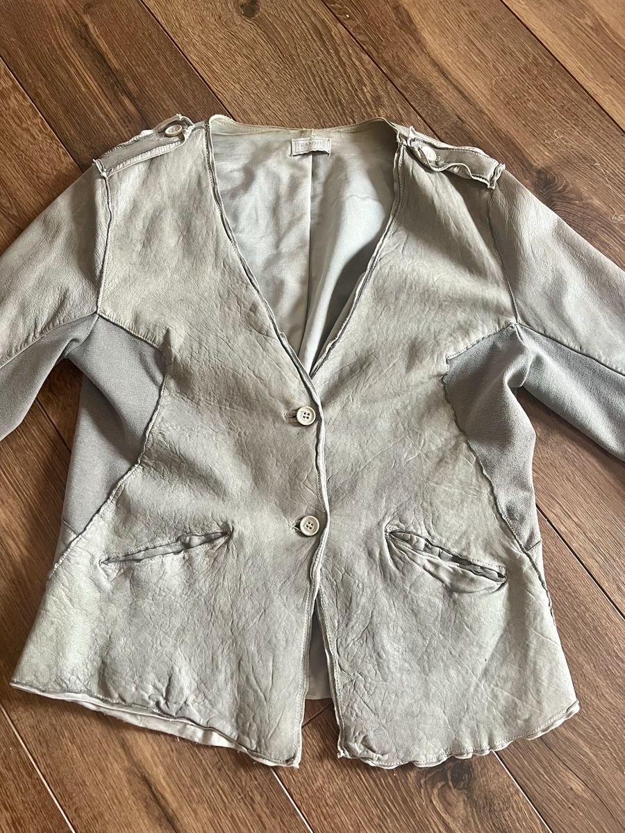 Giacche: Tolle Leder/Stoff Jacke von Transit – Usato da wallisellen venduto da rodolfo68