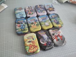 Pokemon Mini Tin Sammlung (11stk)