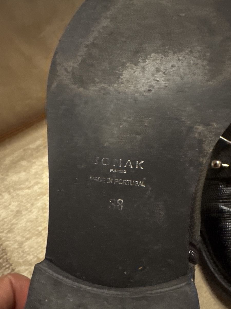 Damenschuhe: Schwarze Leder-Schnürstiefel Gr. 38 – Gebraucht aus St. Gallen von StyleAndMore23 5