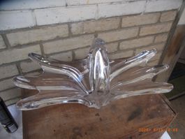 Elegante Glas-Schale Art Vessou, Frankreich, vintage, Som...