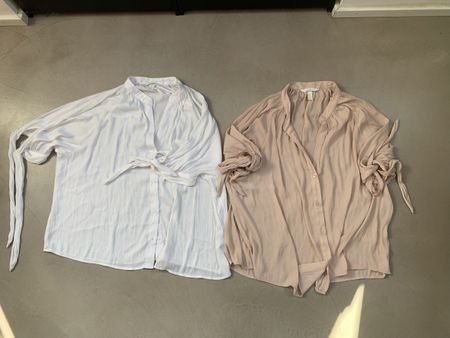 Twin Set Summer Blouses (2) H&M Silk Look-alike