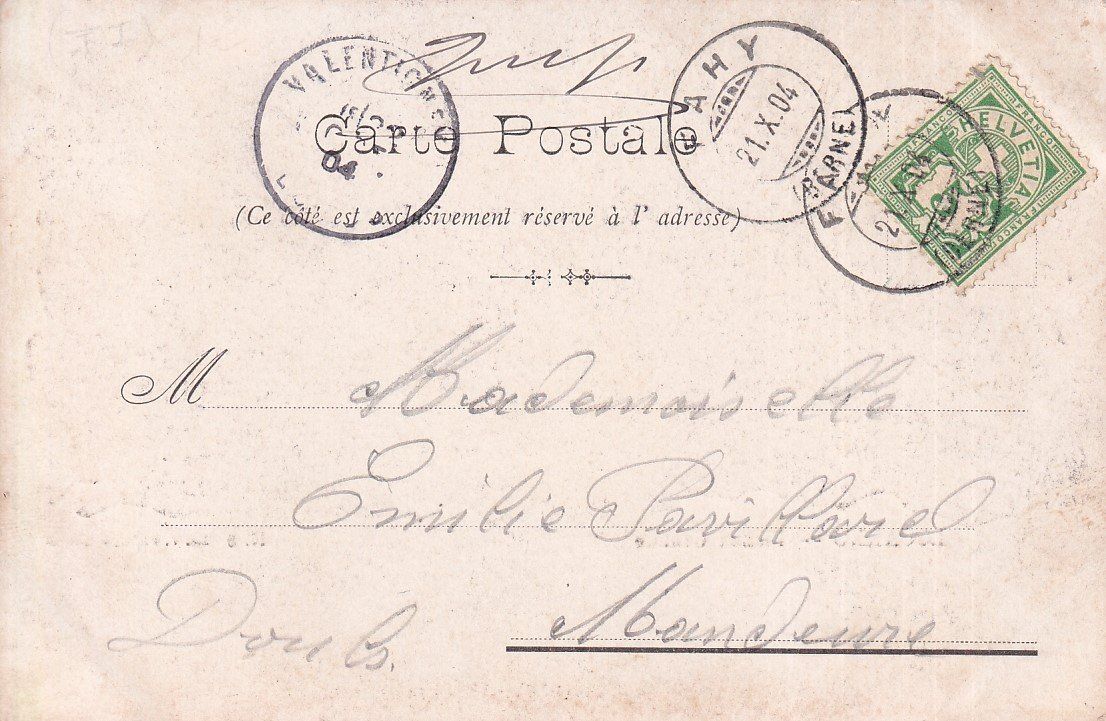 Cartoline postali: Locarno   TI   -    Piazza Grande      um 1904 – Usato da Brig venduto da Valcards54 1