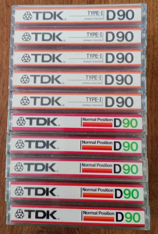 TDK D90 - Type I / 10 x cassettes MC - années 80' (Gebraucht) in Le ...