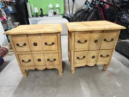 2 Nachtisch Maisons Du Monde Holz massiv 2 Stk