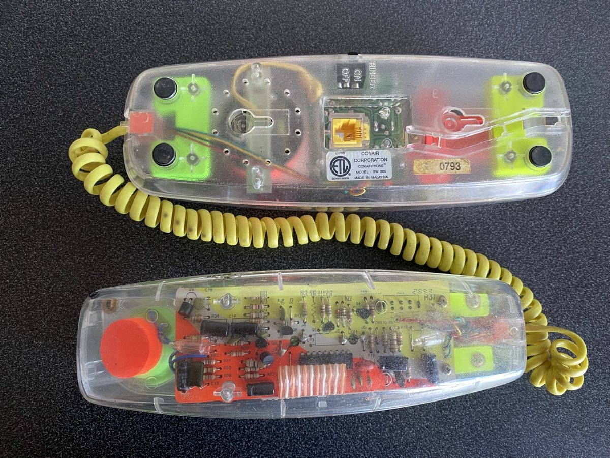 Telefoni: Téléphone vintage transparent – Usato da Le Grand-Saconnex venduto da pli_y8w9 3