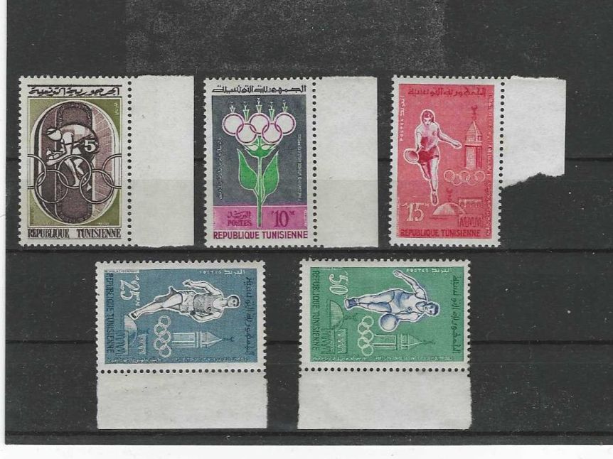 Tutti i francobolli: TUNESIEN 1960 ** OLY.SO.SP.ROM – Nuovo (secondo la descrizione) da Dintikon venduto da bonita099