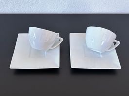 Nespresso Tasse weiss für Kaffee, Tee, Cappuccino, 2 Stück