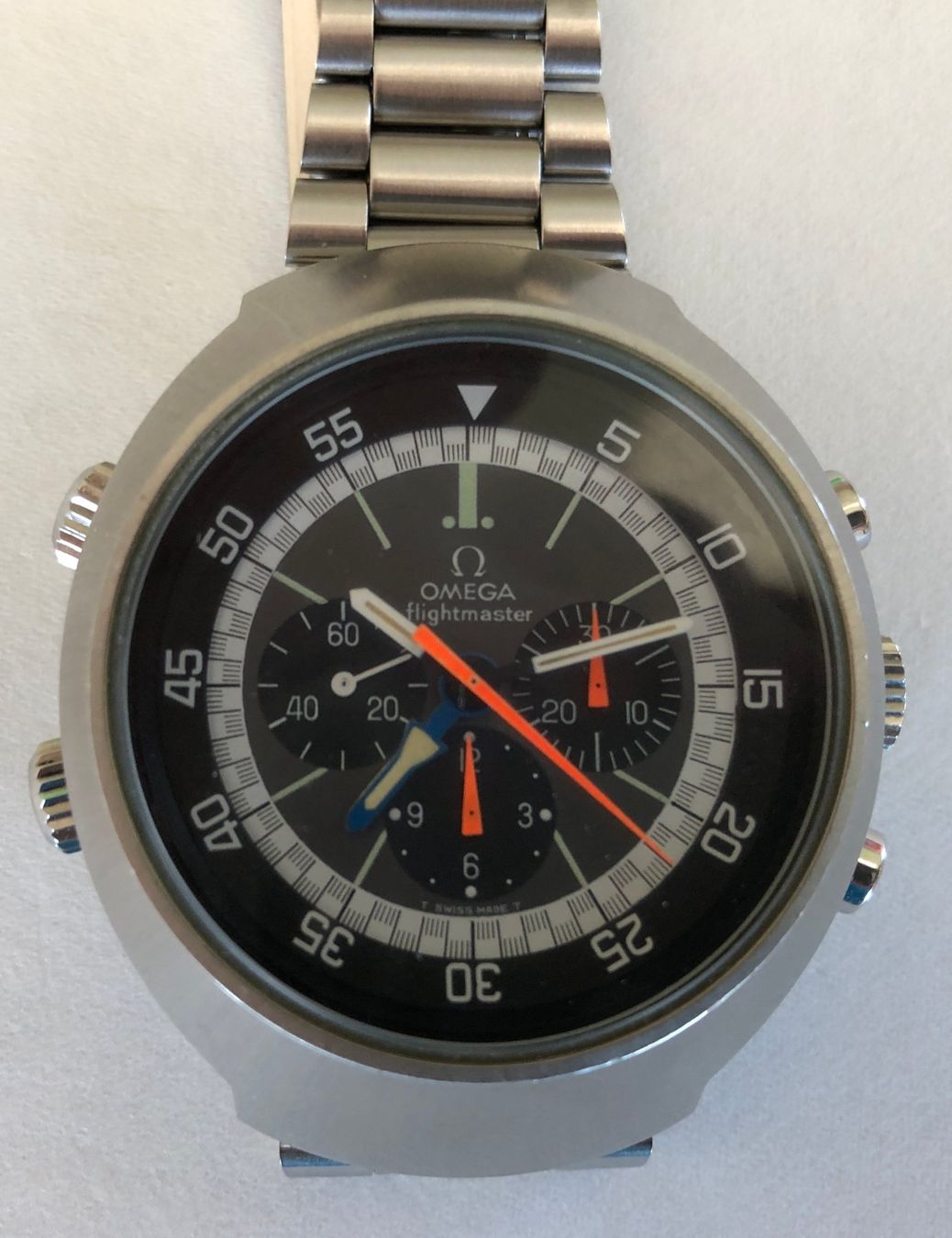 Orologi: OMEGA Flightmaster Ref 145.026 - ø 43 mm - Cal 911 – Usato da Appenzell venduto da Zimiuno 3