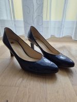Elegante HÖGL Lack Pumps, Grösse 38,5, Dunkelblau - Top Zust