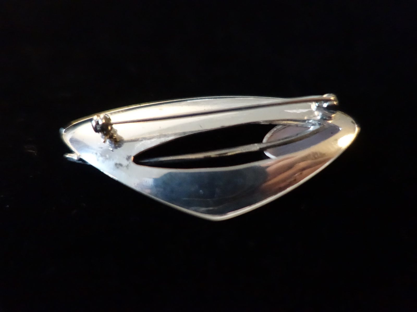 Broschen & Nadeln: Vintage Brosche aus Silber mit Rosenquarz – Gebraucht aus Russikon von Eulenfeder 2