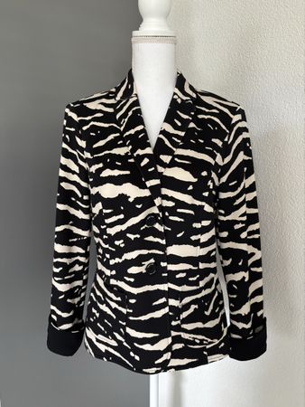 Marc Cain Sports Blazer schwarz-Beige Grösse N3