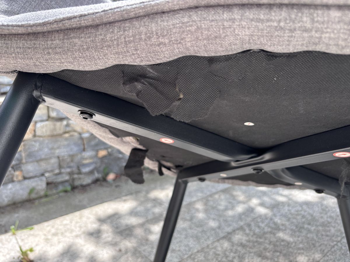 Sedie: Six dining chairs grey fabric  – Usato da Kilchberg ZH venduto da ala_26pl 3