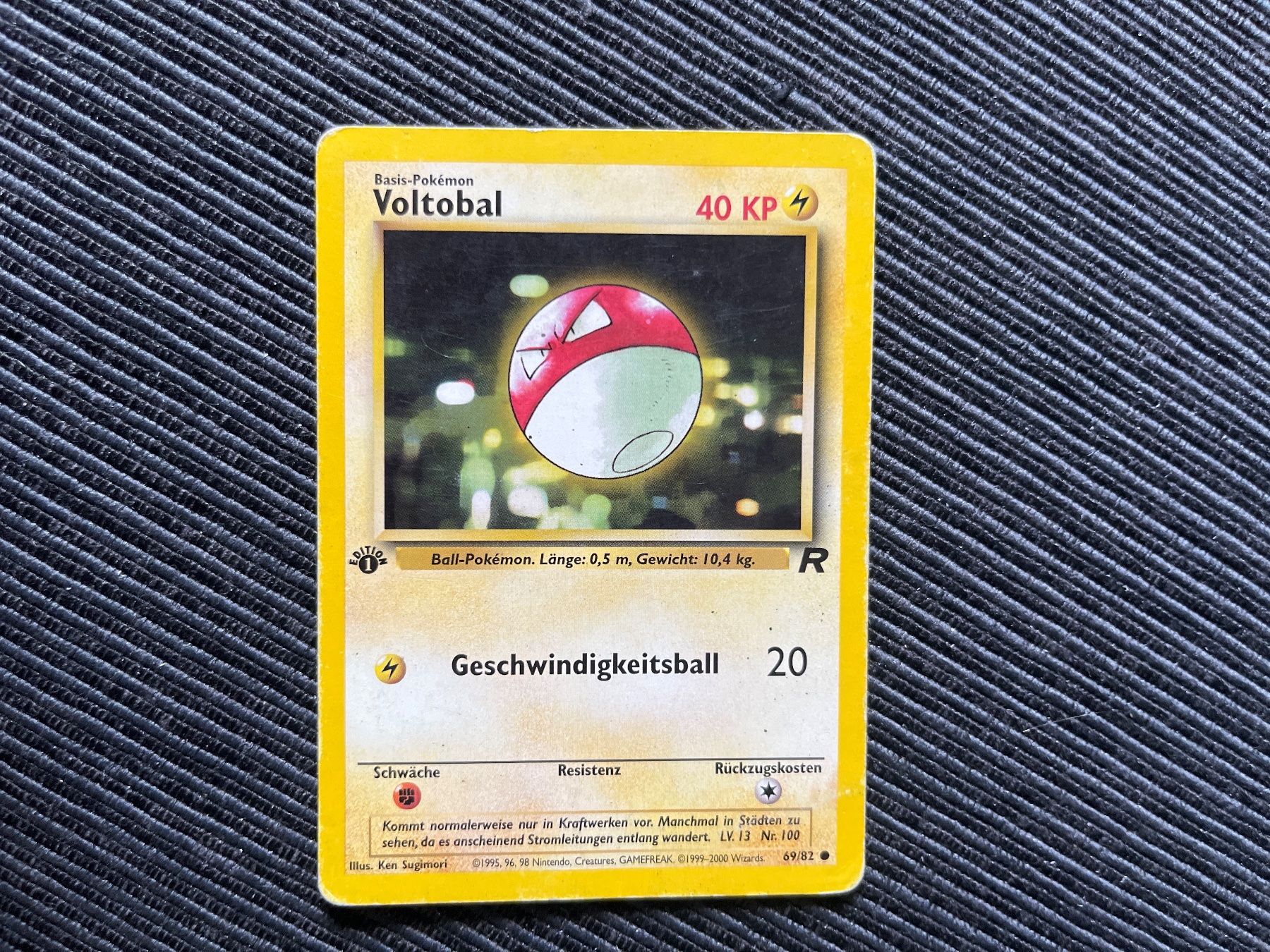 Pokémon Carte collezionabili: Pokemon Voltobal 1.Edition Team Rocket – Usato da Wabern venduto da Collectfun