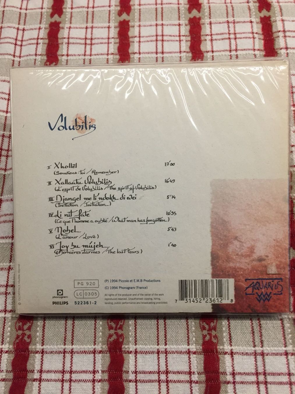 CD: Vincent Bruley - Volubilis – Nuovo e nell'imballaggio originale da Rüti ZH venduto da alumedien 1
