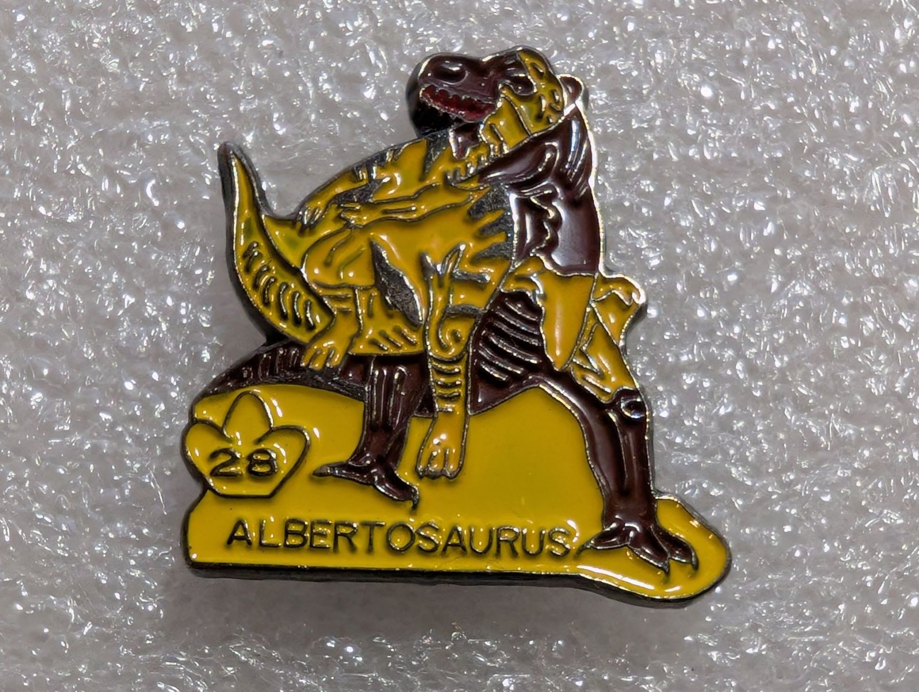 Placchette & Badge: Ansteckpin 149: Dinosaurier Serie Nr. 28 – Usato da Oppligen venduto da Pin-Fall-Shop