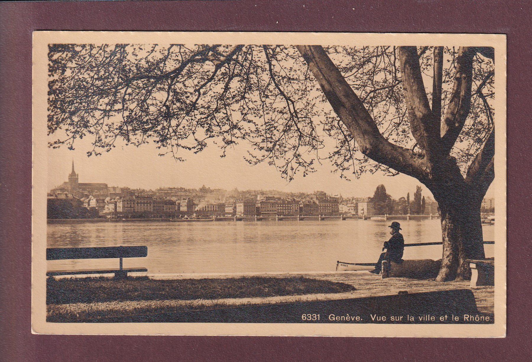 Cartes postales: GENEVE - Bords du Rhône – D'occasion à Pully par nicecards