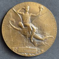 GEDENKEDAILLE WELTAUSTELLUNG PARIS 1900