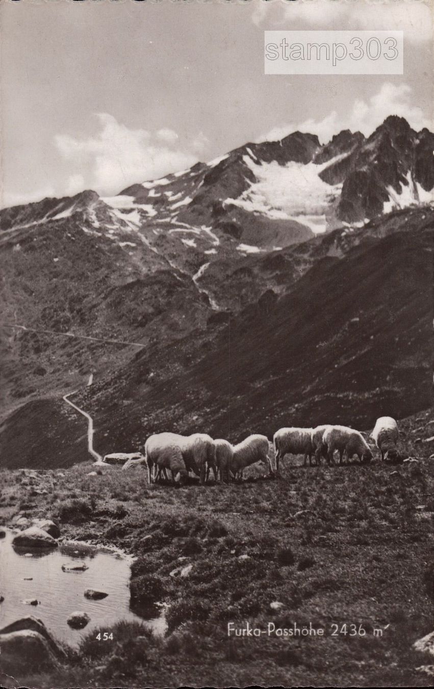Cartoline postali: AK Furka-Passhöhe 2436 m – Usato da Eggersriet venduto da glasshouse3egg