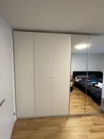 IKEA PAX Wardrobe White with Mirror Doors Used Condition