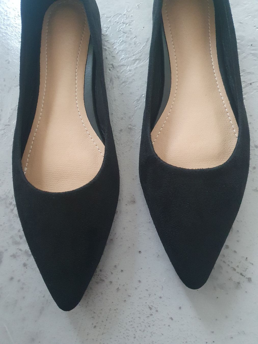 Scarpe da donna: Schwarze Ballerinas Gr. 39, Wildlederoptik – Nuovo e nell'imballaggio originale da Steinach venduto da Xamax18 4