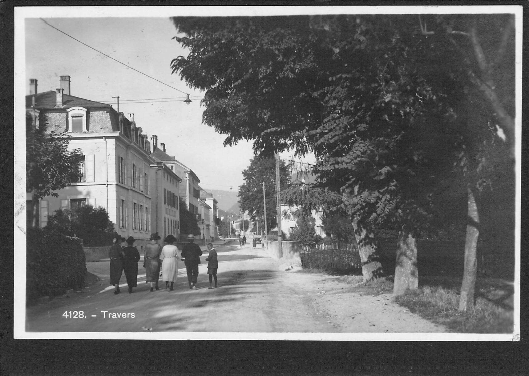 Cartoline postali: CP× NE Travers , 1927 – Usato da Reichenburg venduto da Pipo-67