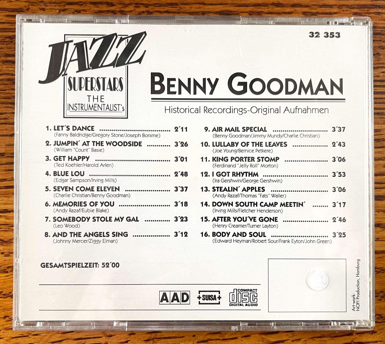 CD: Benny Goodman: Jazz Superstars CD – Usato da Oftringen venduto da Vucki 1