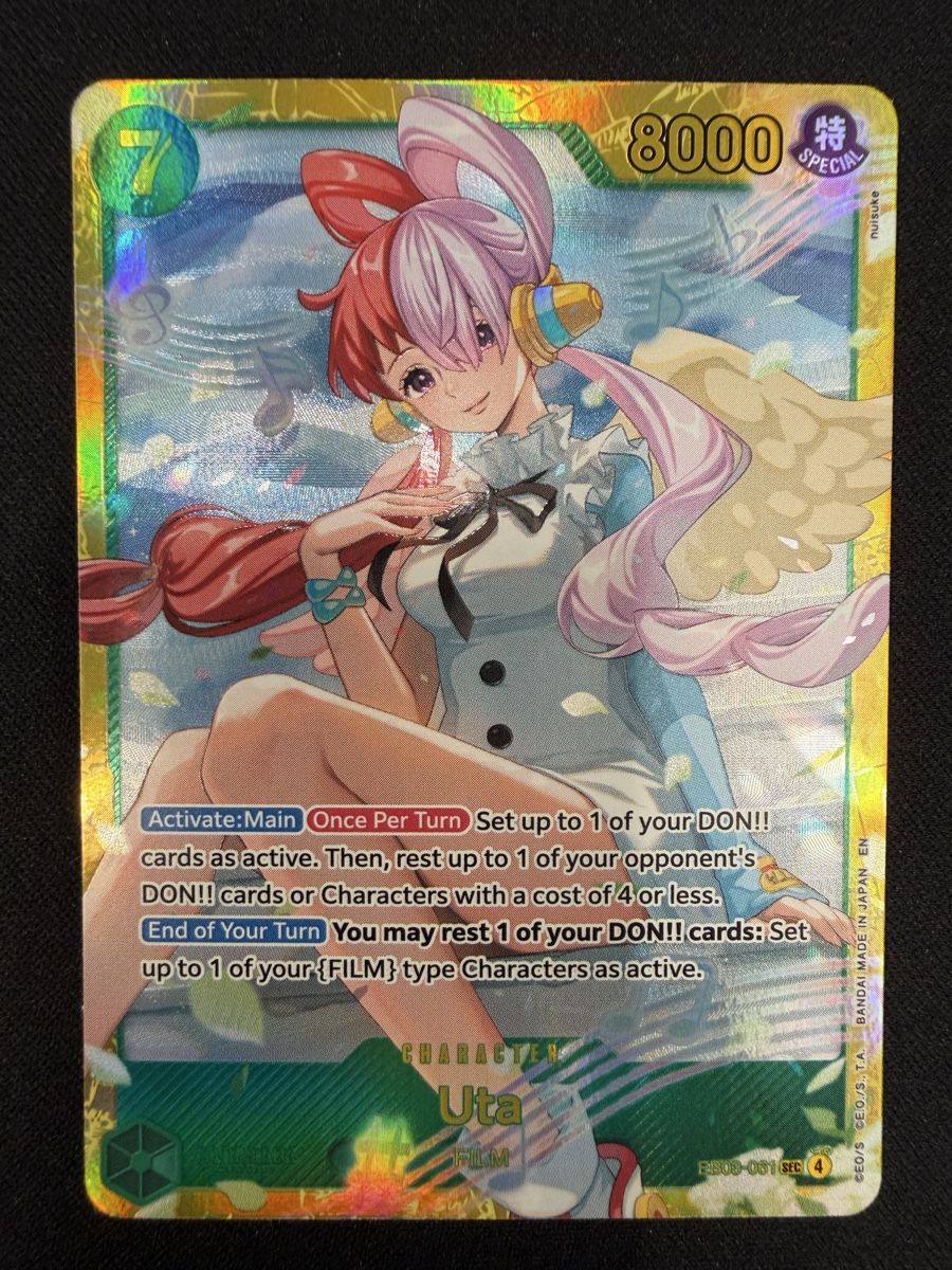 Bandai Sammelbilder & Trading cards: One Piece Uta EB03-061 SEC NM – Neu (gemäss Beschreibung) aus Rolle von KPTreasures