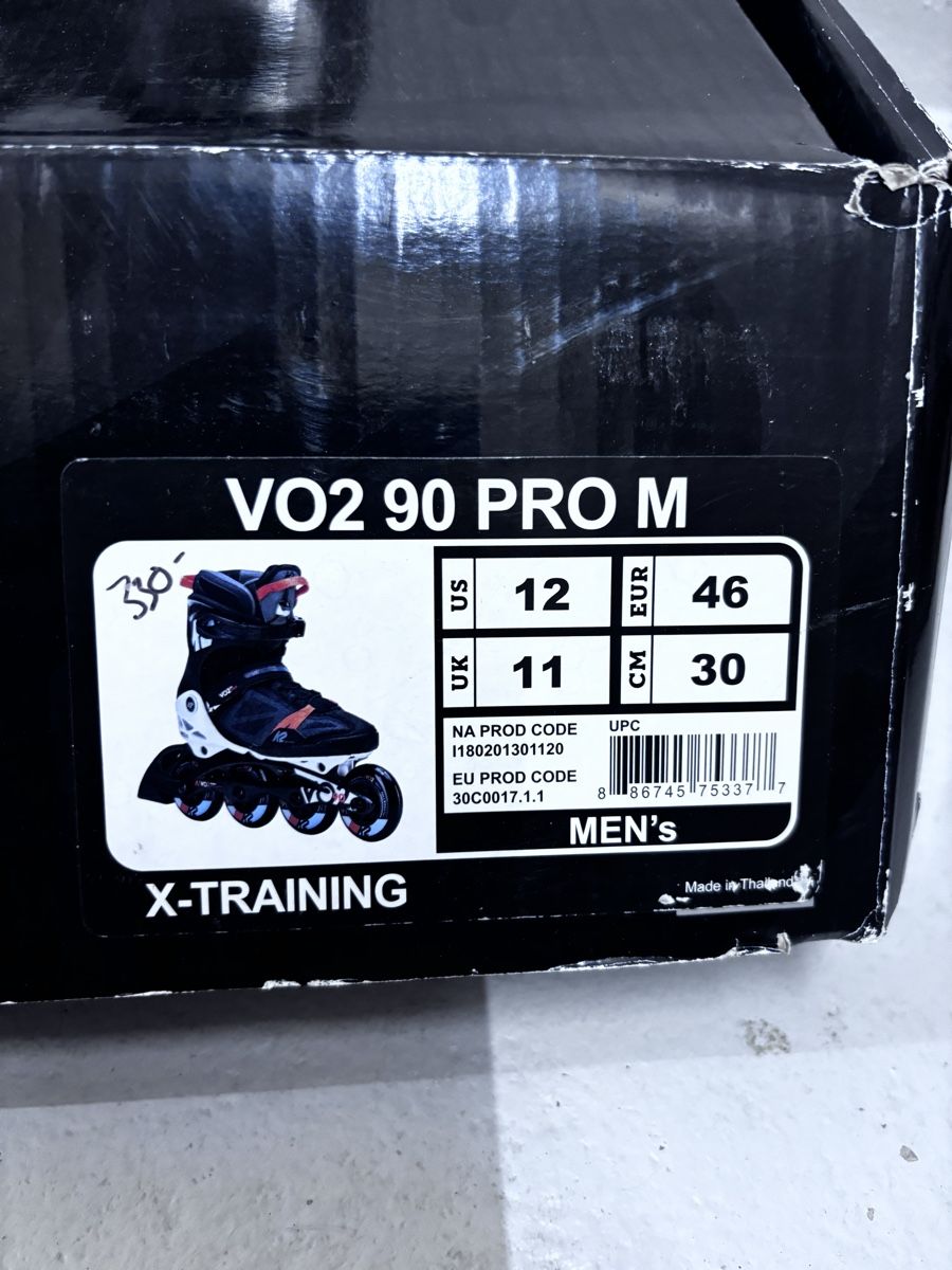 K2 Pattini in linea & Pattini a rotelle: Roller k2 90mm 46 – Nuovo e nell'imballaggio originale da Val-d'Illiez venduto da Laurent046 1