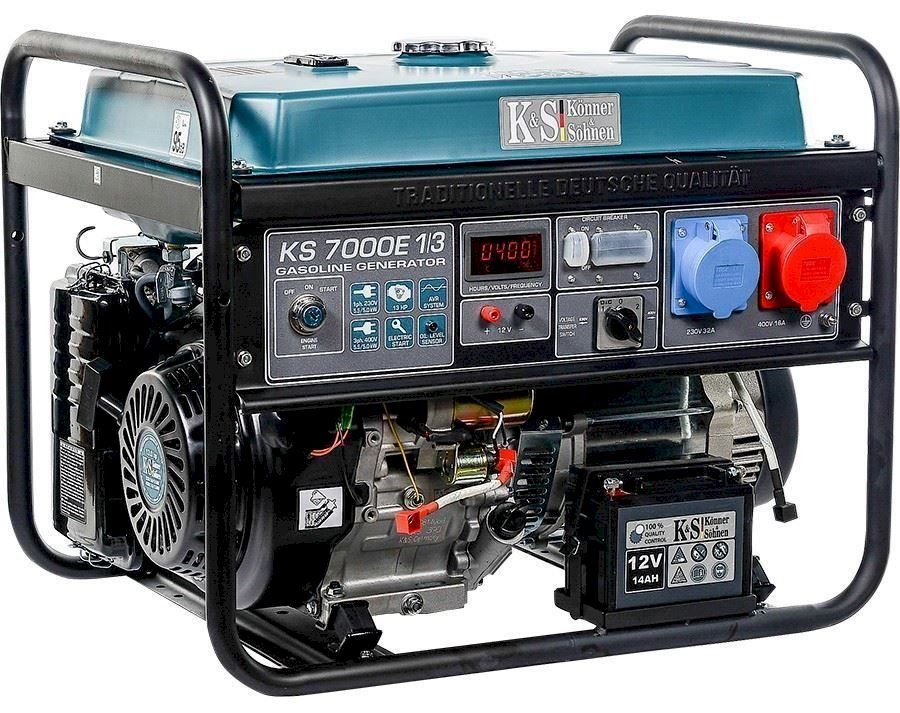 Generatori di corrente: K&S KS 7000E 1/3 Benzin-Generator 5.5kW – Nuovo e nell'imballaggio originale da Bottighofen venduto da zaap 1