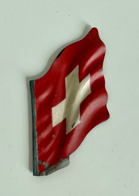 Elastolin Jouets: Originale Schweizer Flagge, Elastolinfiguren, Rarität! – D'occasion à Zürich par tersus1981