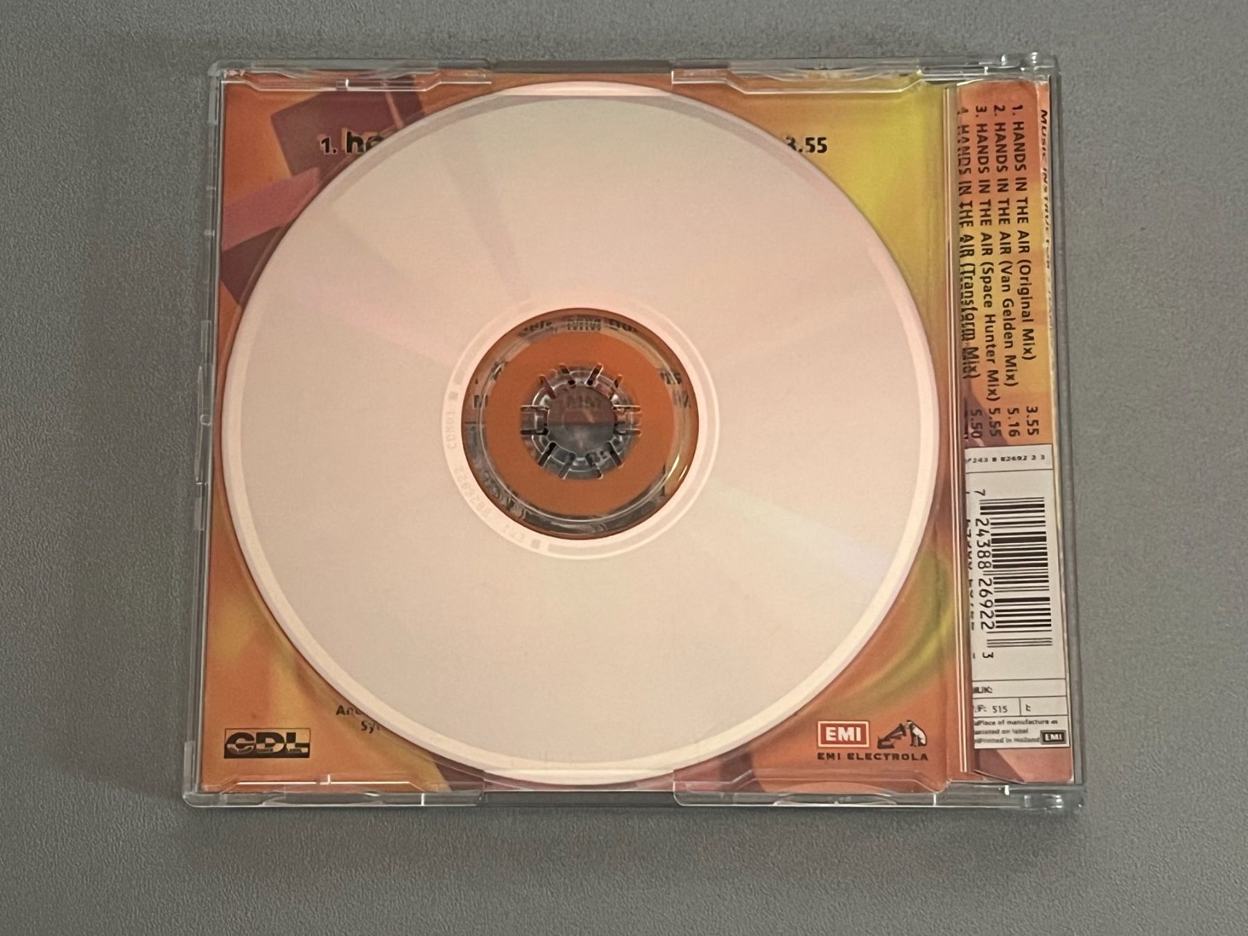 CD: Music Instructor - Hands In The Air  CD Maxi CDM Single – Usato da Rivera venduto da poweradem05 1