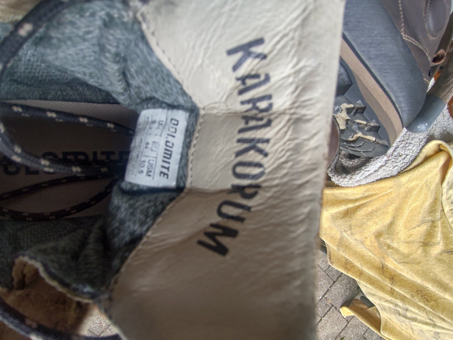 Dolomite Scarpe da uomo: Wanderschuhe Dolomite KARAKORRUM Leder braun Grösse 44 – Usato da Kräiligen venduto da Kuertu007 4