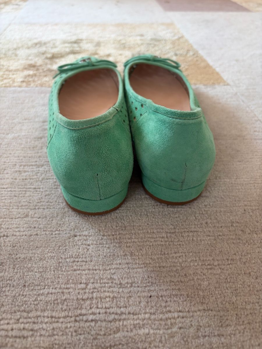 Damenschuhe: Ballerine camoscio verde traf – Gebraucht aus Breganzona von emm_vw8q 2