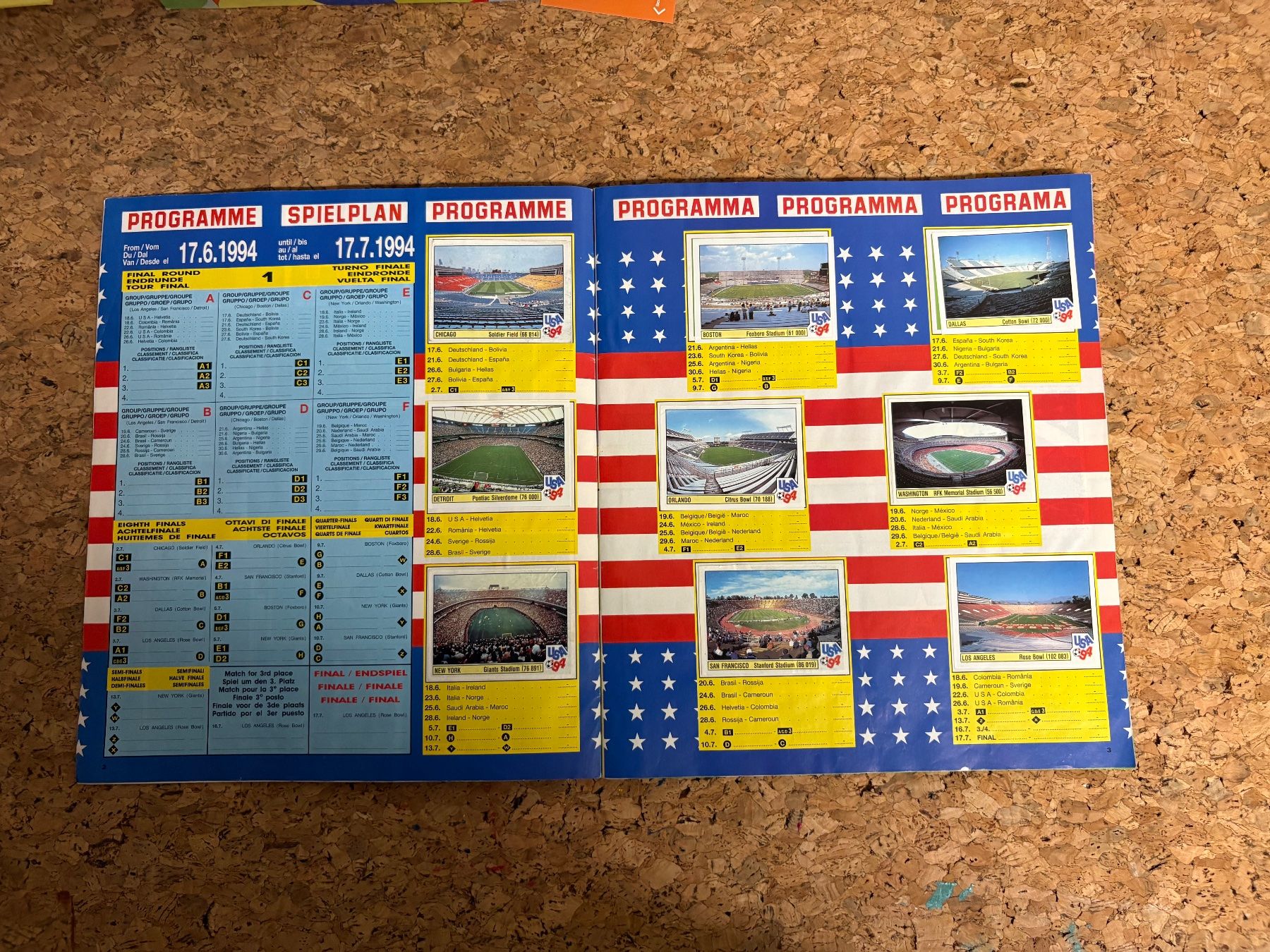 Panini Alben: Panini Album USA 1994 – Gebraucht aus Rudolfstetten von Clodo1975 1