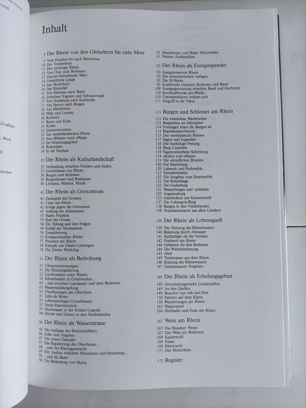 Livres: Der Rhein / Robert C. Bachmann / Silva Zurich 1985 – D'occasion à crans montana par AB3963 1