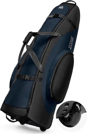 Golf-Reisetasche mit Rollen & Regenschutz