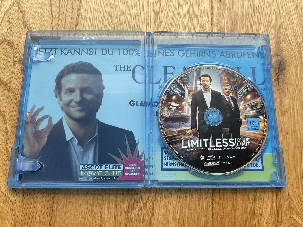 Tutti i DVDs: Limitless Blu-ray mit Bradley Cooper & Robert De Niro – Usato da Weiach venduto da PatGianPro 2