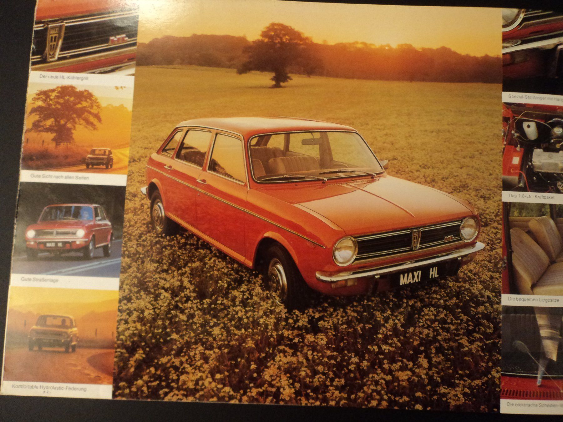 Austin Documenti: Prospekt Austin Maxi HL 1976 – Usato da Schwarzenburg venduto da modelCARama 2