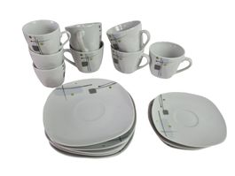 VAN WELL Kaffeecervice "Accenta Green" 16-teilig