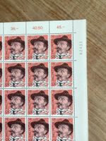 50x Fr.-.90 Briefmarken Frankatur Porträtmarken F. Buchser