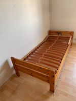 Einzelbett Holz mit Novaflex Lattenrost gebraucht (90x190cm)