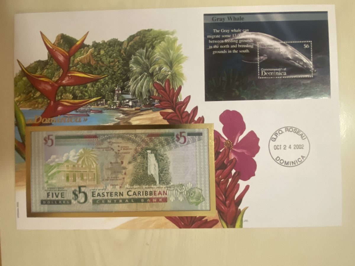 Banconote: Banknotenbrief Dominica – Nuovo (secondo la descrizione) da Muralto venduto da Alex1912