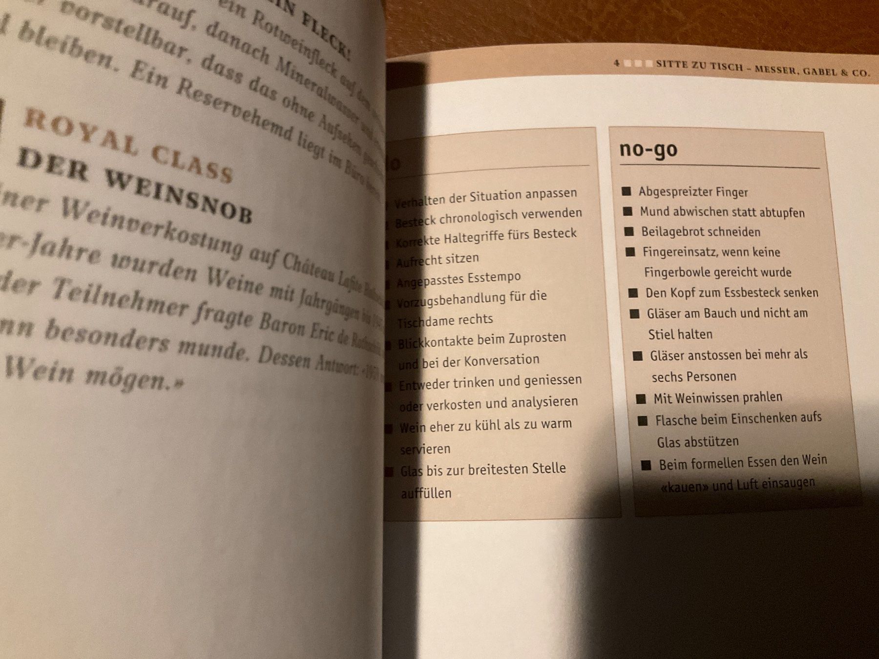Bücher: Der Schweizer Knigge was gilt heute ? – Gebraucht aus Avenches von Lactobacille 2