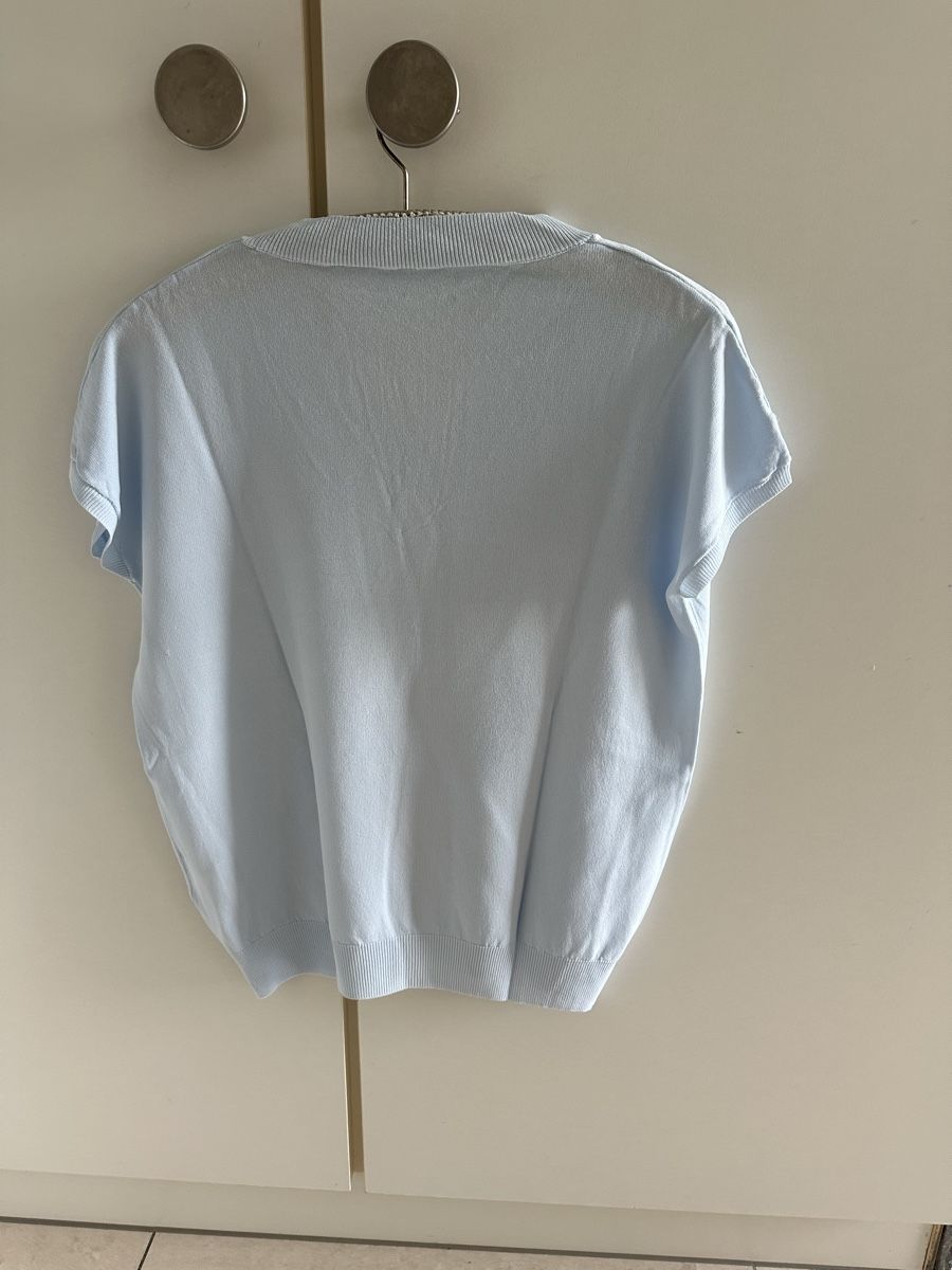 Pulls & Sweat-shirts: Neuer hellblauer kurzärmeliger Pullover Gr.M – Neuf (Voir description) à Langnau aA par Camelia14 2