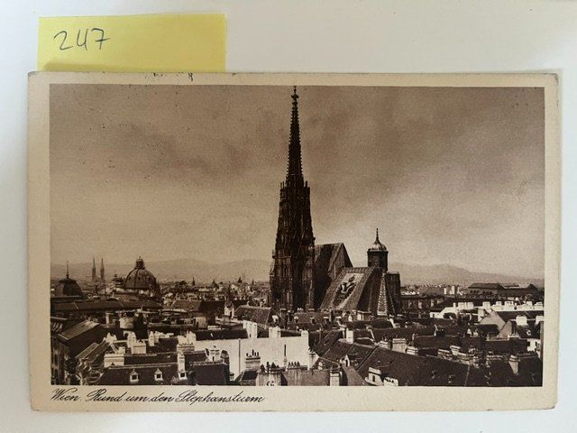 Cartoline postali: Ansichtskarte Wien Stephansdom alter Druck; 1936 – Usato da Niederwil AG venduto da dahu75