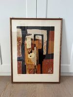 Charles Monnier Lithographie "Stillleben" / Bild