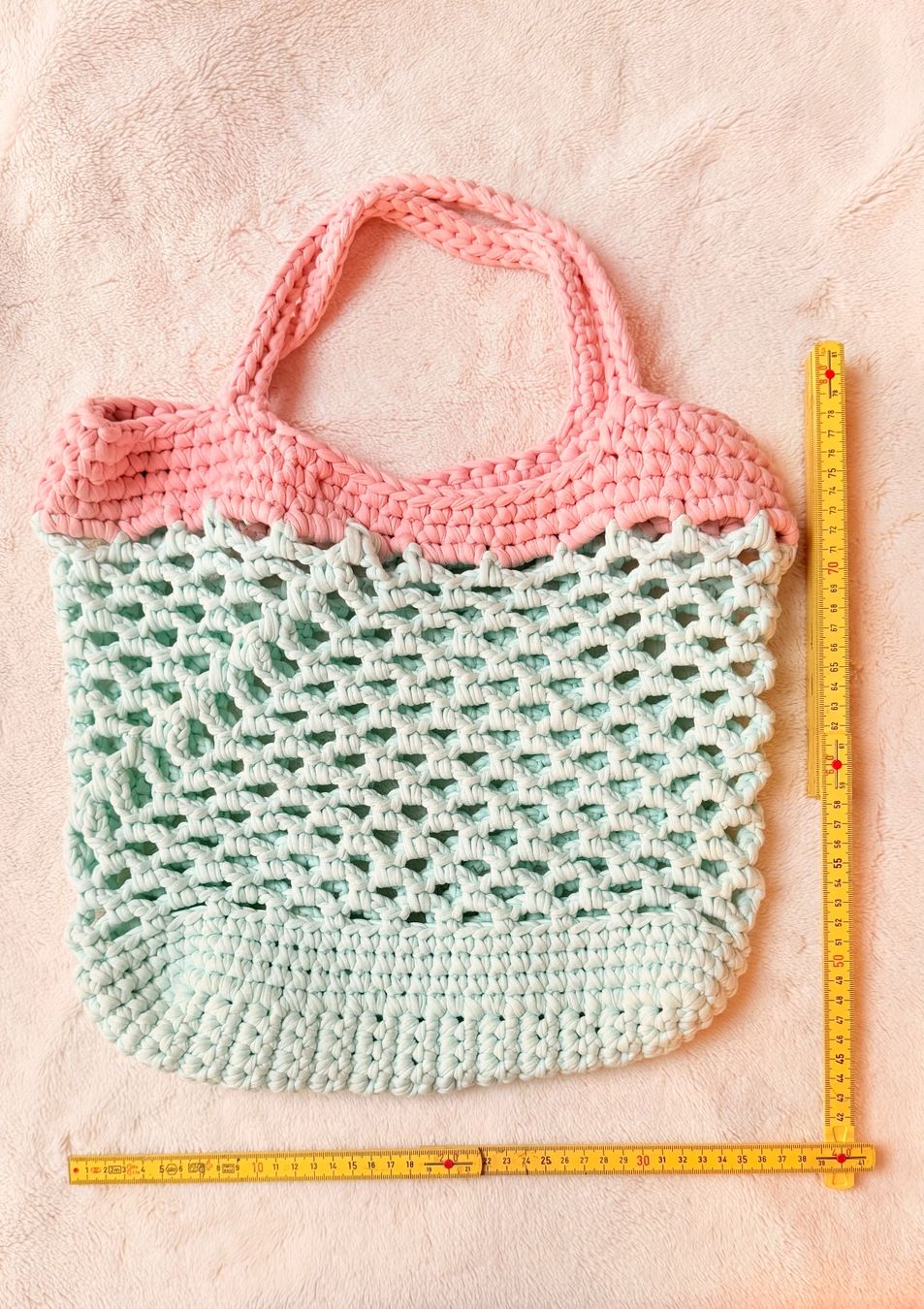 Borse da donna: Gestrickte Tasche (selbstgemacht) – Usato da Würenlos venduto da Abracadabra26 2